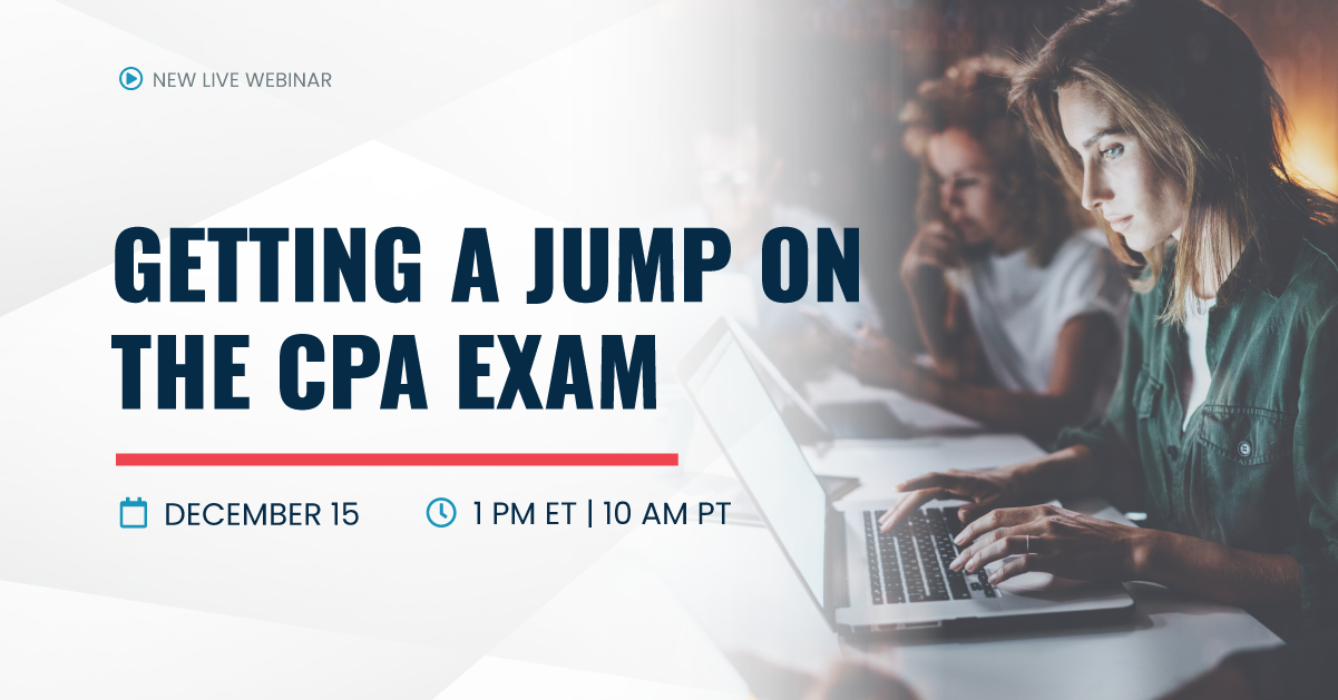 Getting A Jump On The Cpa Exam Gleim Exam Prep