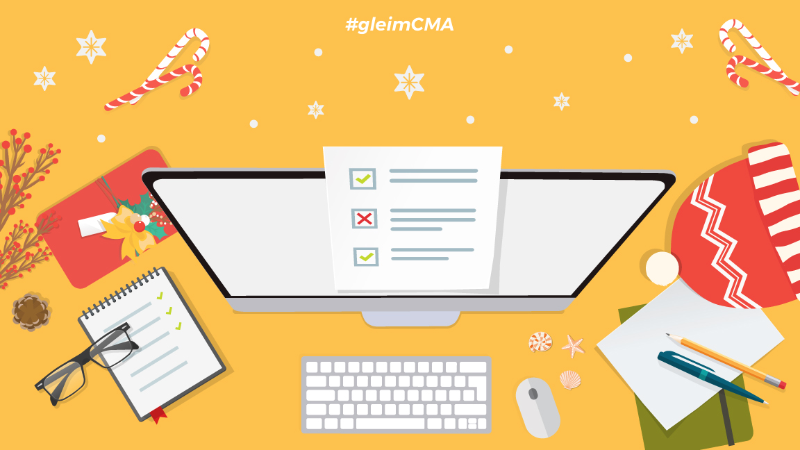 cma-study-tips-for-the-holidays-gleim-exam-prep