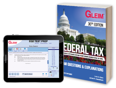 Federal Tax Study Aids - Gleim Exam Prep