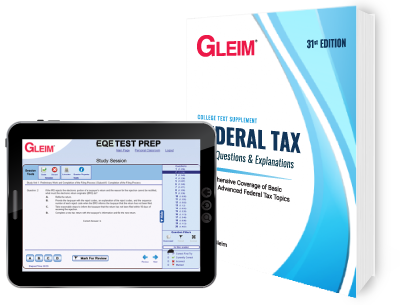 Federal Tax Study Aids Gleim Exam Prep