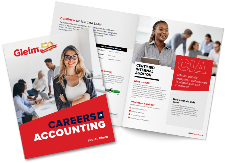 Gleim Careers in Accounting Booklet