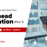 Free Webinar | CMA Office Hours with Amy Ford: Overhead Allocation | August 6th, 12 PM ET 9 AM PT | Gleim CMA Review