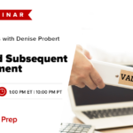 Free Webinar | CPA Office Hours with Denise Probert: Goodwill - Initial and Subsequent Measurement | November 19th | 1:00 PM ET, 10:00 PM PT | Gleim Exam Prep